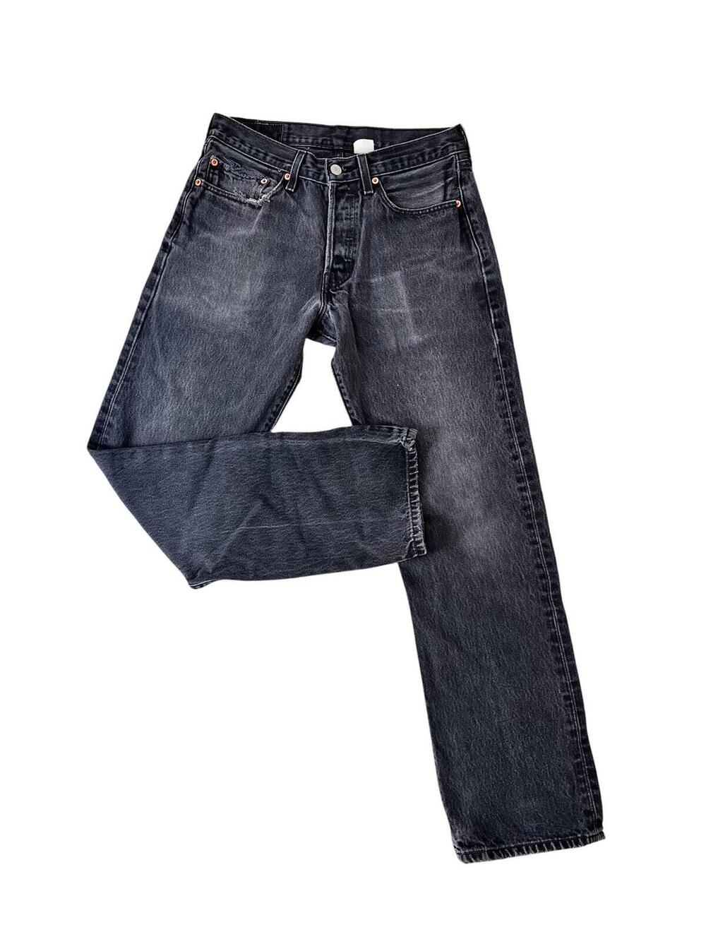 Vintage Men's Levi's 501 Jeans Black Wash 31 x 32